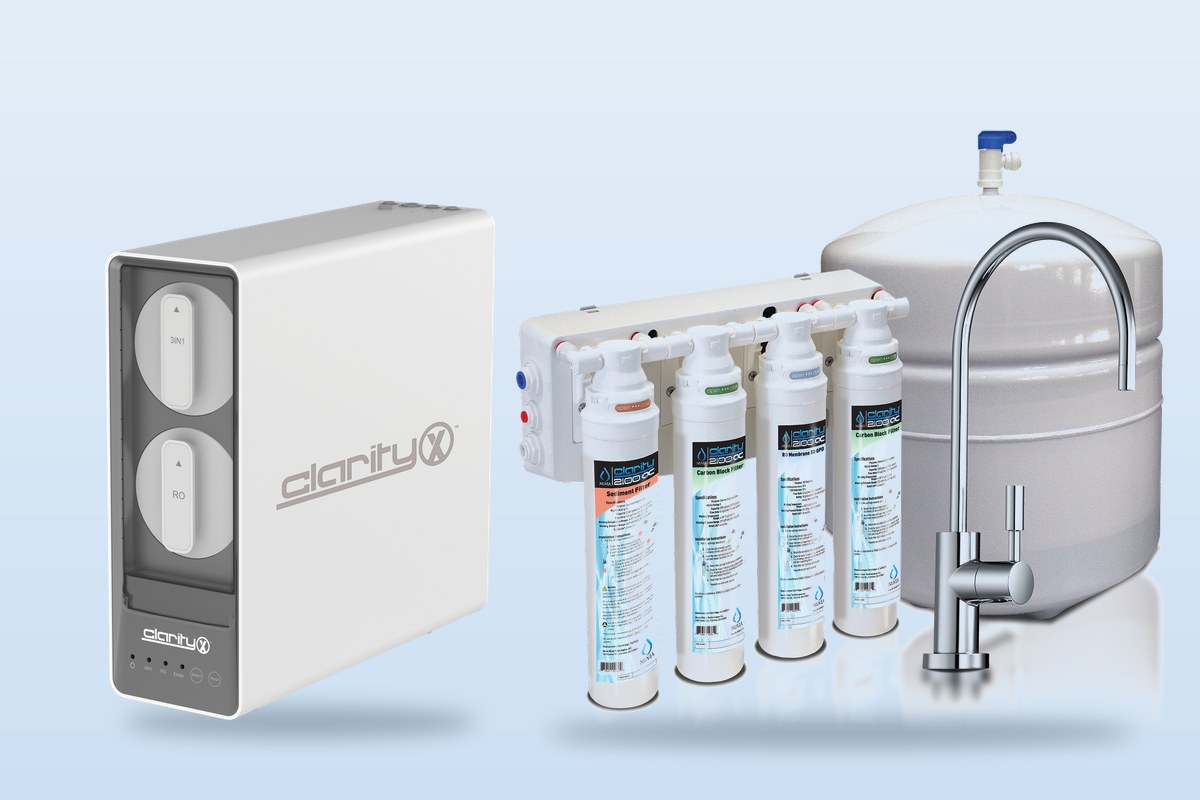 Nuvia ClarityX and Clarity 2100 QC reverse-osmosis systems